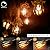 LUXON LED Edison Bulb,Dimmable,4Watt,Equivalent 40W,2700K Warm White,Amber Glass Antique Vintage Style Filament Edison Light Bulbs,E26 Base,8-Pack