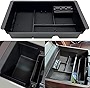 JOJOMARK Center Console Organizer Tray Compatible with 2014-2018 GMC Sierra Accessories, (2015-2020) Yukon/Chevy Tahoe Silverado Suburban , Armrest Storage Box Replaces 22817343(Black)