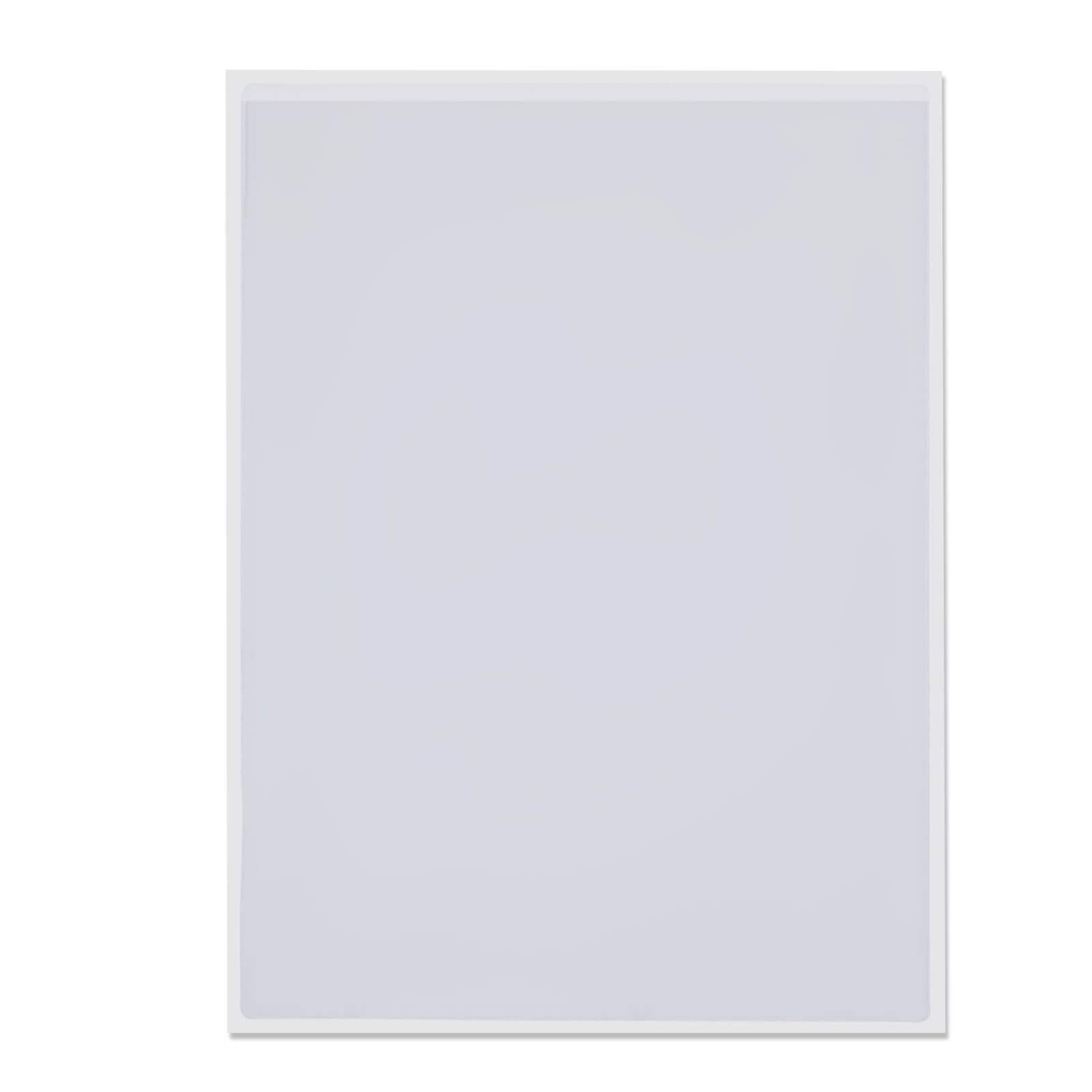 Rechtecktaschen Klarsichttaschen 200 Stück - selbstklebend transparent permanent 158x218mm BxH für A5