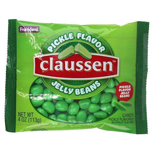 Frankford Claussen Pickle Jelly Beans (Jelly Bean 3 Pack)