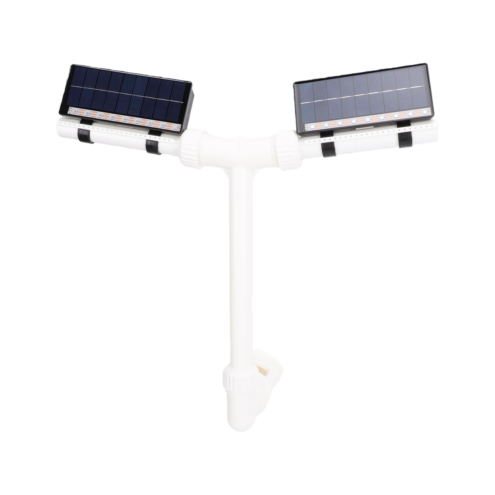 Hyuduo Fuente Solar para Piscina con Rociador Ajustable de Doble Cabezal