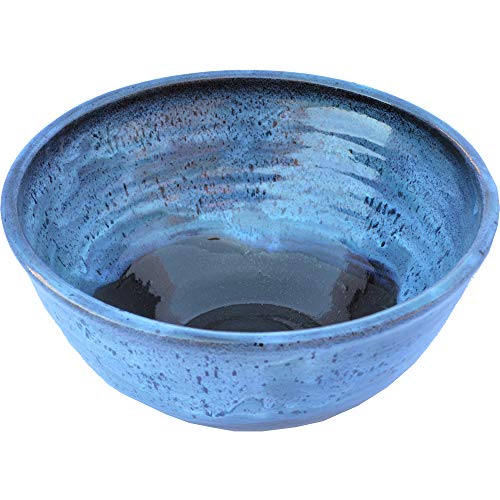 ALWAYS AZUL POTTERY 14 Inch Large Serving Bowl in Waterfall