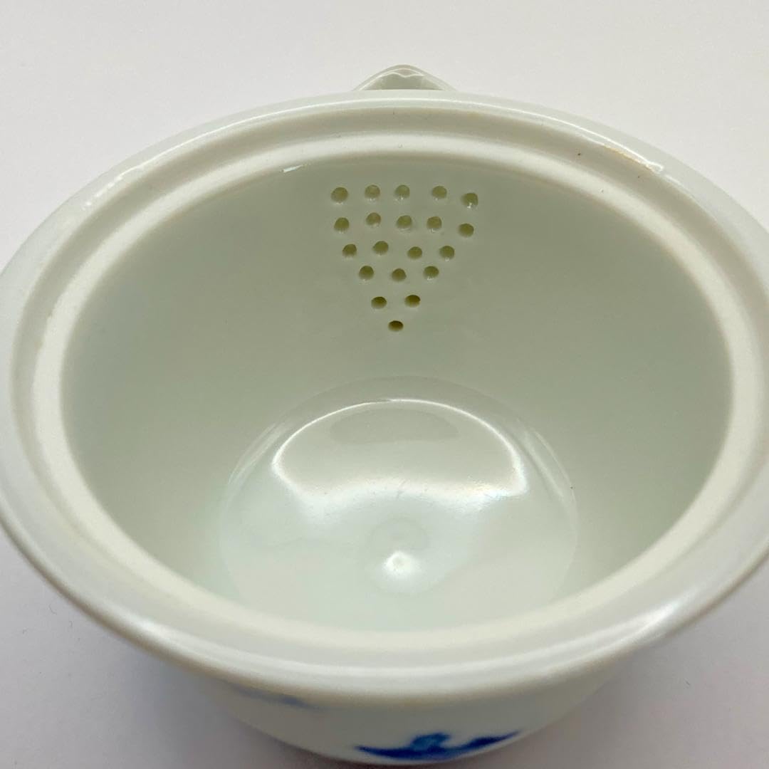 宝蔵】京焼 加藤和峰 染付煎茶器 宝瓶 湯冷まし 煎茶碗5客 共箱 | APPS
