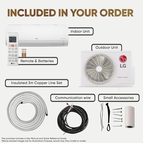 Image of LG 1.5 Ton 5 Star, Wi-Fi & Energy Manager+, DUAL Inverter Split AC (Copper, AI+ Convertible 6-in-1, Diet Mode Plus, 4 Way Swing, HD Filter with Anti-Virus Protection, US-Q19PWZE1, White)