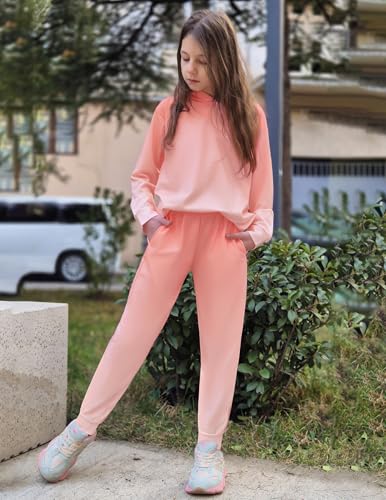 Image of Arshiner Girl's 2 Piece Rayon Print Pullover Kaftan Sweatpants Set