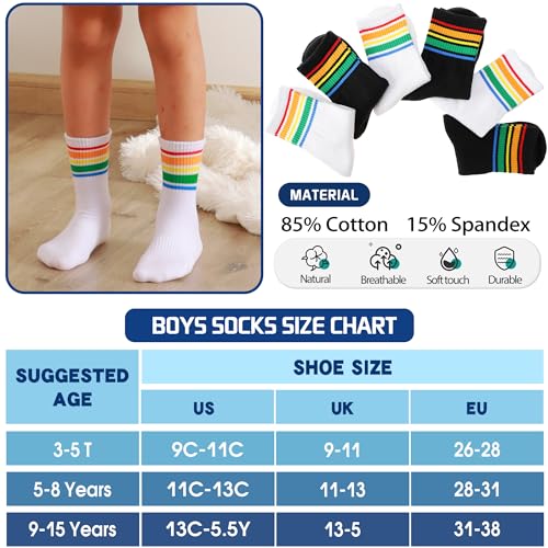 Image of Unicorn Socks Gifts for Girls kids Cute Animal Fun Crew Fashion Funny Novelty Soft Cotton Socks 6 Pairs