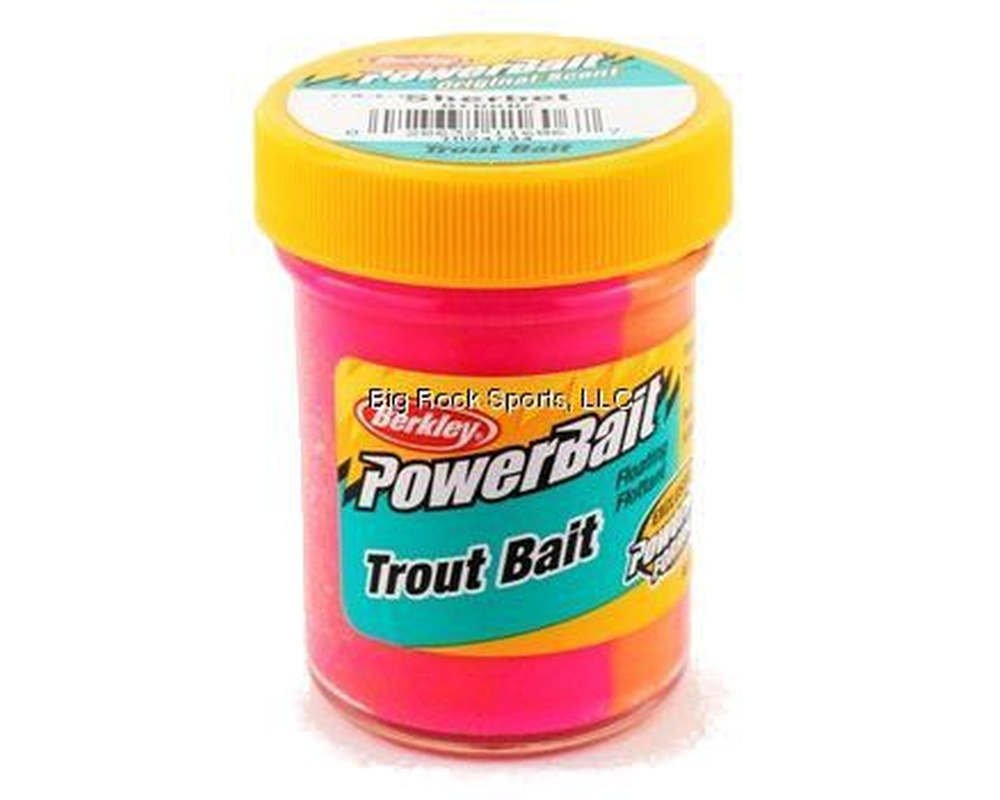 Berkley PowerBait Glitter Trout Bait, Silver Vein, Fishing Dough Bait, Scent Dispersion Technology, Irresistible Scent and Flavor, Moldable and Easy to Use Sherbet