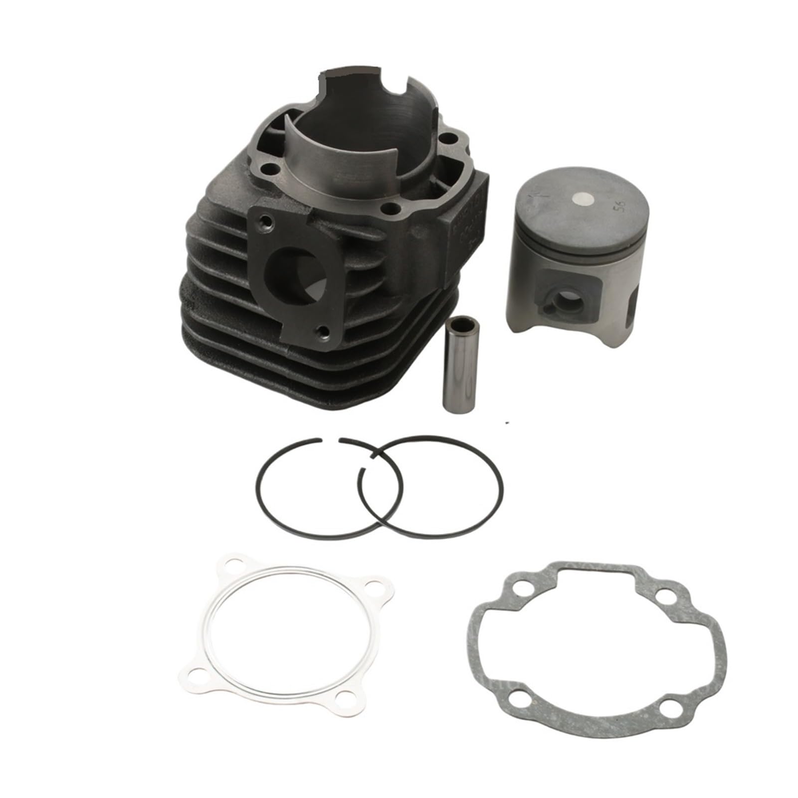 Cilindro de gran diámetro 56 mm y 128 cc para actualizar motor scooter 100 cc 2T