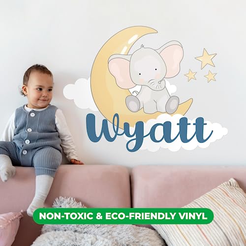 Vinilo decorativo EGD con elefante y estrellas para habitación infantil miniatura 5