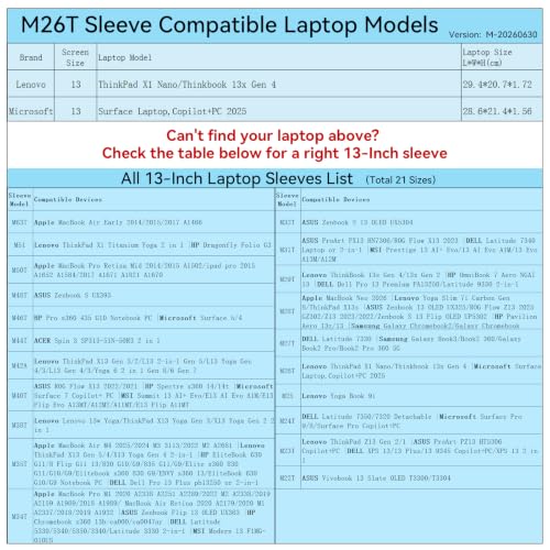 Image of Smatree M26TP Hard Protective 13inch Laptop Case for Apple /Lenovo /Microsoft | Compatible for MacBook Neo A18 Pro, Lenovo ThinkPad X1 Nano Gen 3 /Thinkbook 13x Gen 4, Microsoft Surface 2025,Pink(X8019TP)