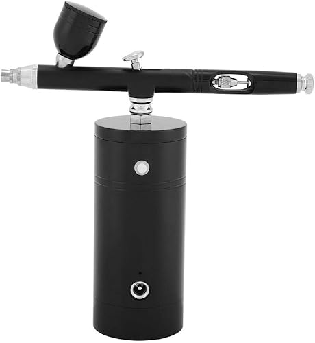 Kit de compresor de aire multiusos para aerógrafo de doble acción, capacidad de boquilla de 0.012 in, kit de pistola de pulverización de pintura,