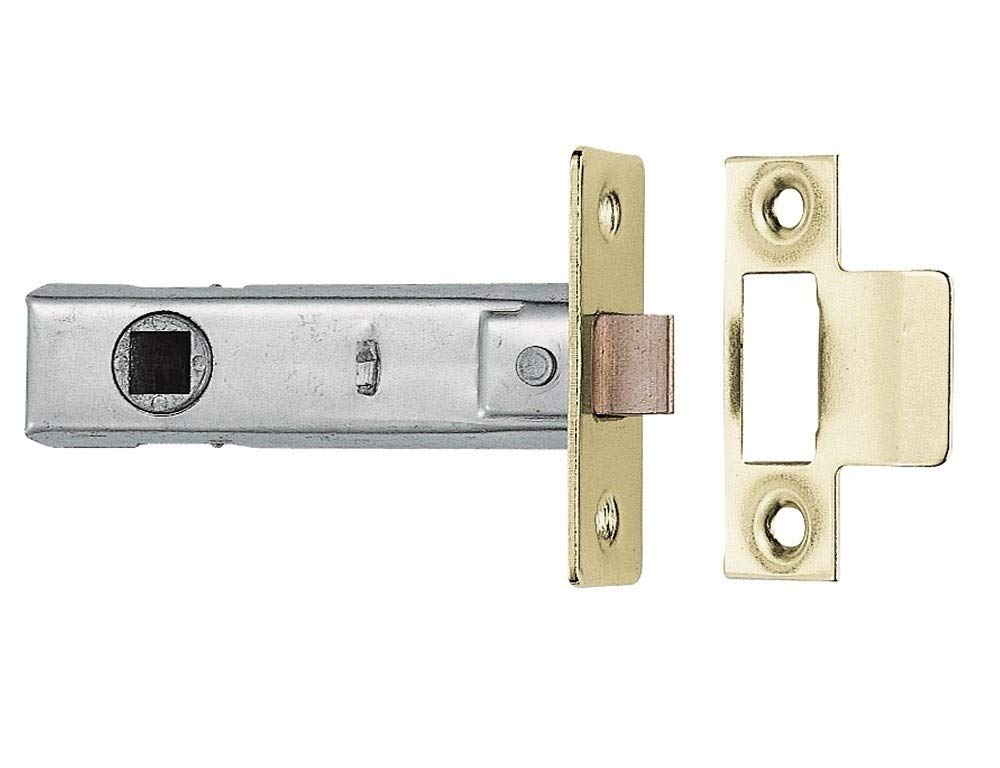 64mm Tubular Mortice Latch Brass