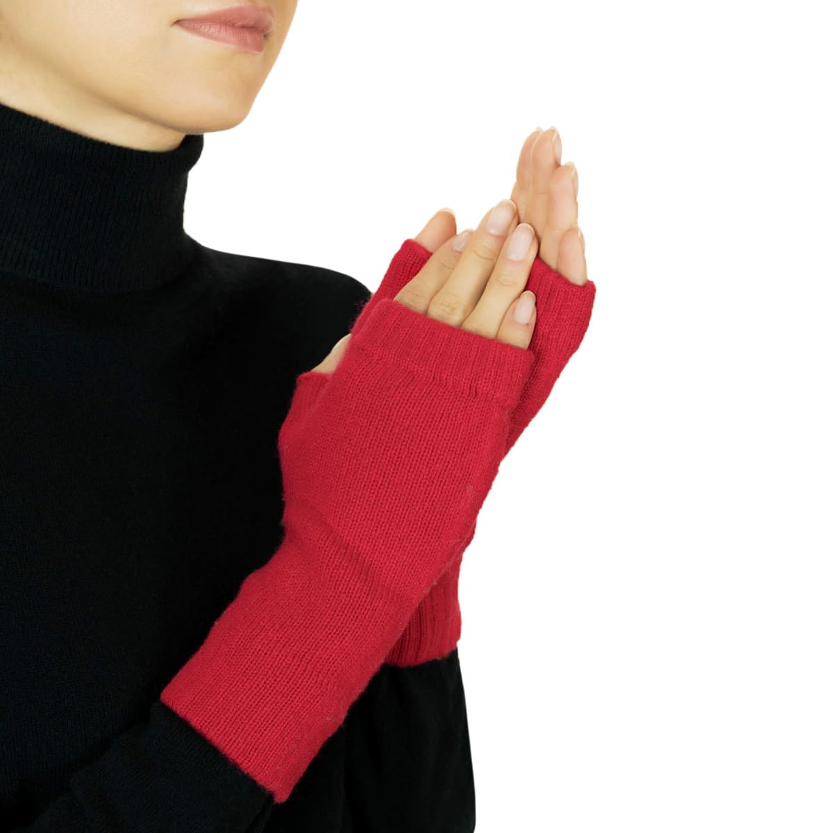 Lona Scott Womens cashmere fingerless mitts