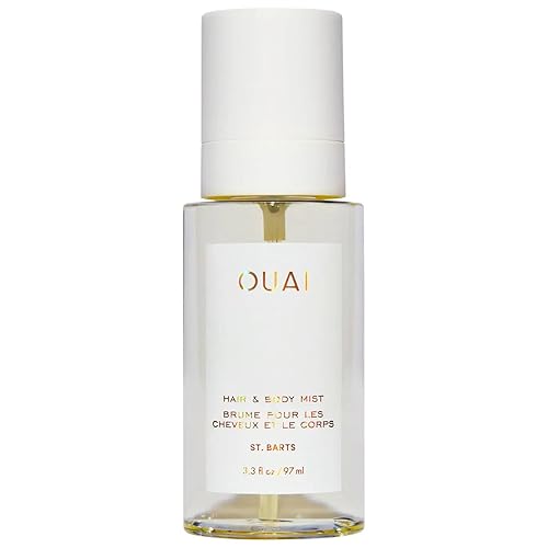 OUAI St. Barts Hair and Body Mist - Tropical-Scented Hair Perfume and Body Spray - Notes of Dragonfruit, Orange Blossom, Tuberose & Musk (3.3 Fl Oz) - 3.3 Fl Oz (Pack of 1)