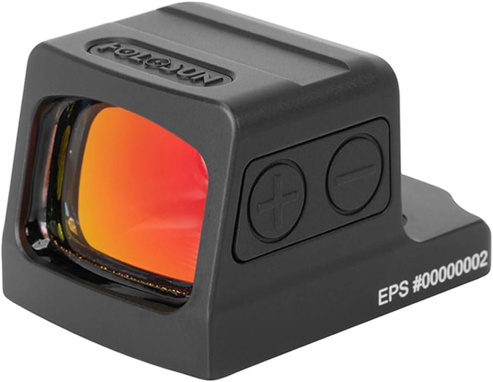 EPS Full Size Series 2MOA/6MOA or 2MOA with 32MOA Circle dot Options, Closed Emitter Sight, Modified RMSc, RMR Adapter Plate- Red/Green/Gold Options