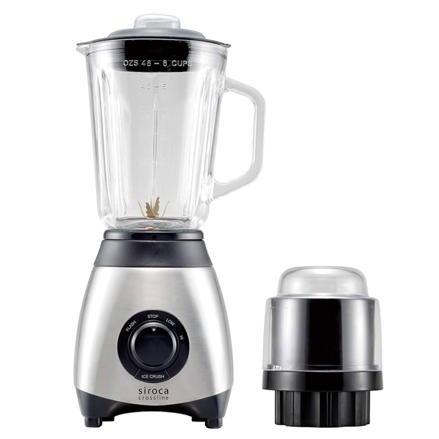 siroca ミル付きミキサー SJM-115[氷も丸ごと砕ける/ガラス製ボトル/容量1500ml] d2ldlup Amazon | siroca ミル付きミキサー SJM-115[氷も丸ごと砕ける