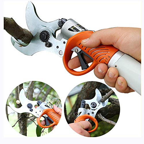 MMRLY Electric pruning shears, rechargeable scissors electric cutting tool garden fruit tree grafting scissors for Trees/Flowers 30mm (1.2 inches)