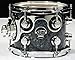 DW Performance Series Mounted Tom - 7 Inches X 8 Inches Black Diamond FinishPly