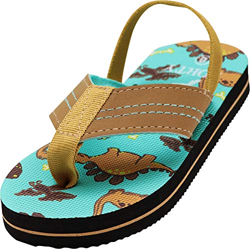 girls flip flops with back strap