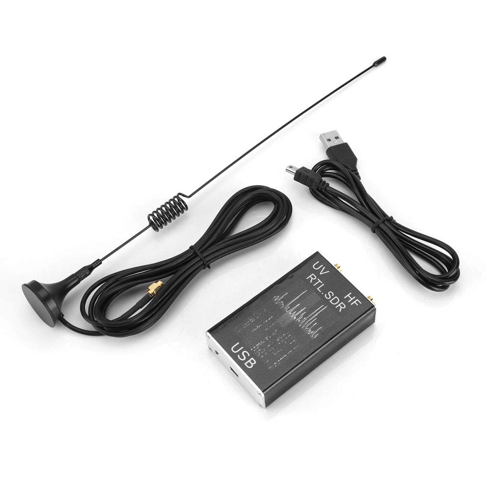 Ricevitore SDR, Ricevitore Sintonizzatore USB SDR U/V HF RTl a Banda Intera da 100 KHz-1,7 GHz/Radio R820T E 8232 USA