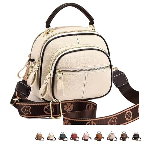 Bousalutend Crossbody Bag, Bousalutend Adjustable Wide Strap, Classic Multifunctional Compartments, Leather Crossbody Bag
