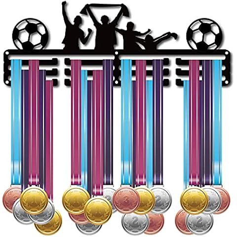 CREATCABIN Soporte de Medallas de Fútbol con más de 60 Ganchos Cover