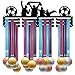 CREATCABIN Football Image Player Medaillen Aufhänger Halter Display Rack Medaillen Display Über 60 Medaillen Ständer Wandhalterung Aufhänger Dekor Für Sport