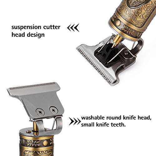 KKmoon Cortador de cabelo Aparador profissional de cabelo masculino recarregável elétrico poderoso m