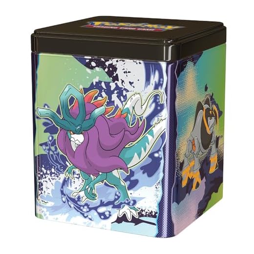 Pokemon TCG: Stacking Tin (Q1 2025) - 3 Packs, Stickers (Random Design)