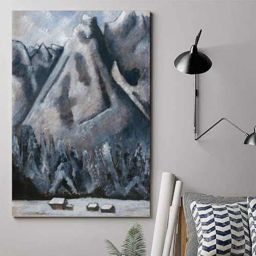Marsden Hartley Impression Murale Waxenstein Pics Garmisch Tableau 40x60cm - 6