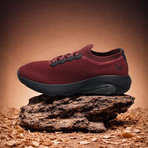 Image of Neeman's Lush Glider Sneakers for Men and Women | Sporty Shoes with Eco-Friendly Viscose Upper, CushyWalk Cushioning, Lightweight EVA Sole, Pressure-Mapped Grip, All-Day Comfort