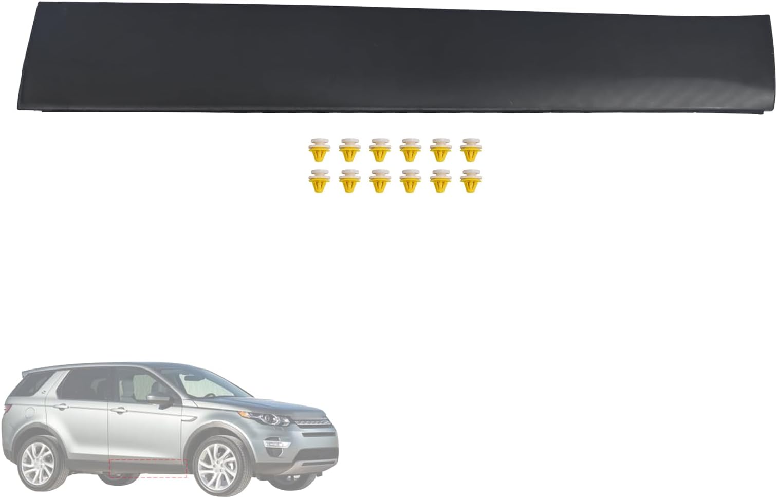 Front Right Side Lower Door Trim Molding LR073078 Compatible with Land Rover Discovery Sport 2015 2016 2017 2018 2019,Black Door Panel Trim