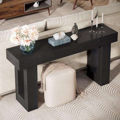 Tribesigns 63-Inch Long Console Table, Wooden Rectangular Sofa Table Behind The Couch, Farmhouse Entryway Table for Entrance, Hallway, Living Room - Image 6