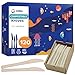CORAL Light Brown 100% Compostable Knives - 120 Heavy Duty No Plastic Knives (7.0 inch) - Break Resistant with Smooth Edges, Ocean Friendly Alternative to Plastic Silverware - Biodegradable & Disposable Knives 1