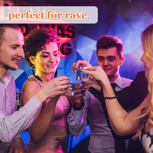 Image of Ruckae 12 Pack 1 OZ Shot Glasses Set with Heavy Base Gradient Colorful Shot Glasses Bulk for Vodka Tequila Whiskey Liquor