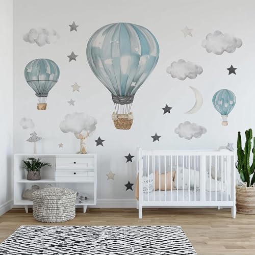 Vinilo decorativo globo aerostático 40.64x40.64 cm