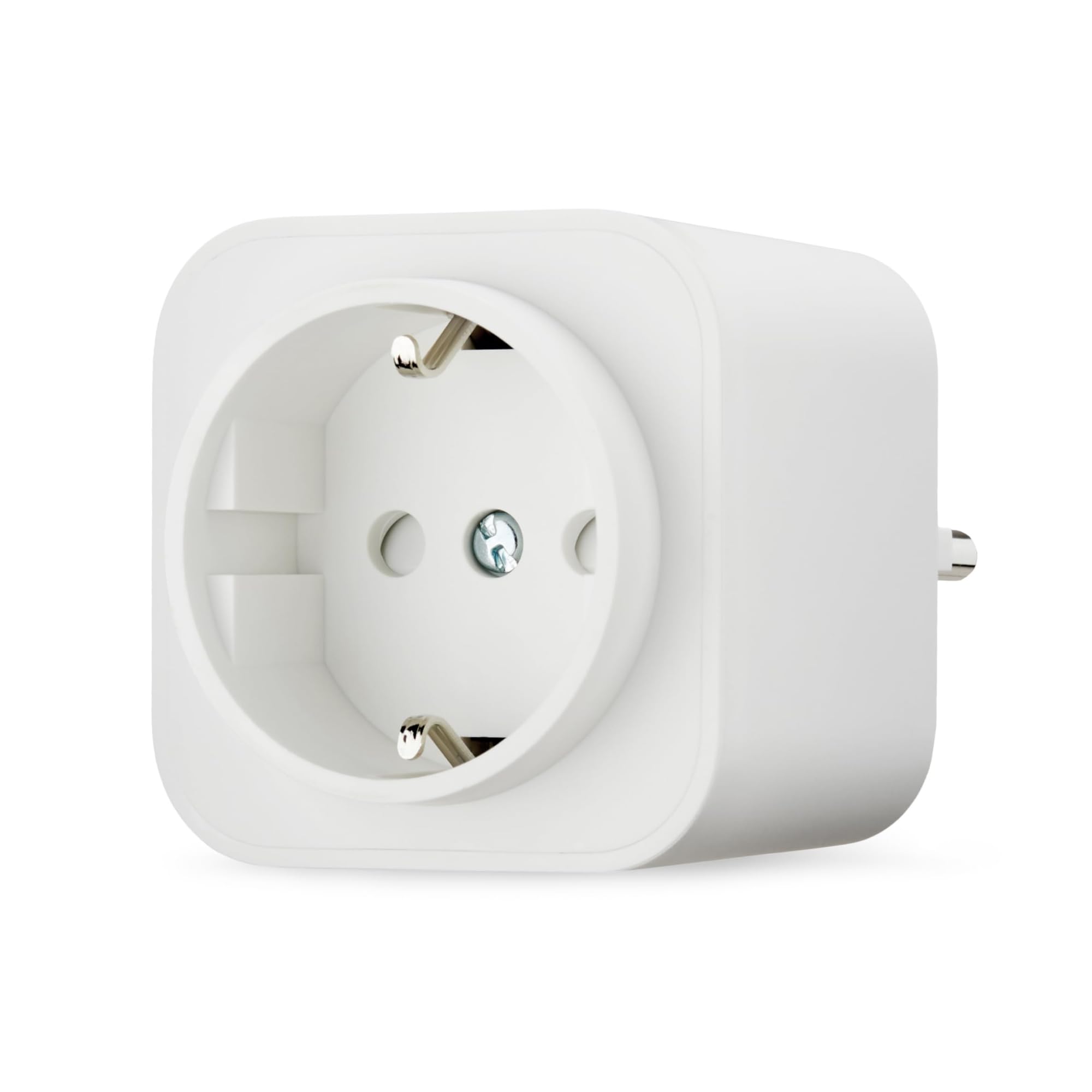 Amazon Basics Amazon Basics Presa intelligente Wi-Fi smart plug, singola per interni (presa europea), compatibile solo con Alexa, bianco, 1 pezzo