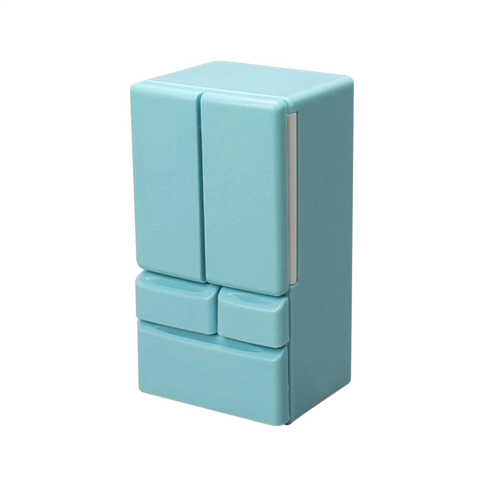Doll House Fridge | Creative Small Refrigerator 1:12 Scale - Doll House Furniture, Pretend Play Scene, Children Play Home Toy for Children Kids — view 9