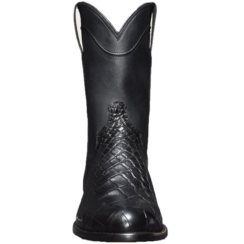 Men's Western Cowboy Boots Vintage Leather Casual Snake Print Mid Calf Boots Anti-slip Comfortable Fashion Casual Boots Autumn Winter Men's Boots3