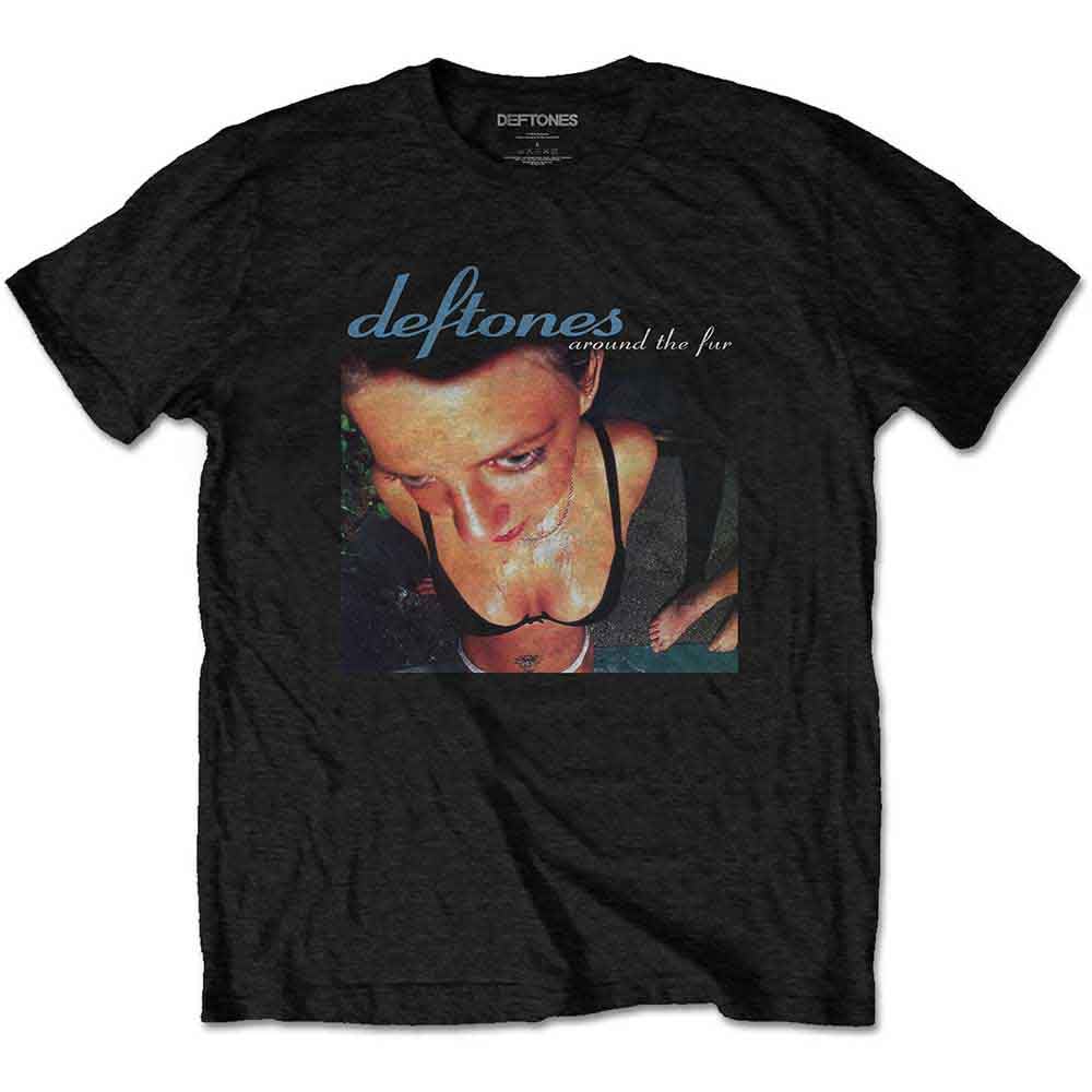Rock Off Officially Licensed Products Men's Black Deftones Around The Fur Official Tee T-Shirt Unisex (Small)