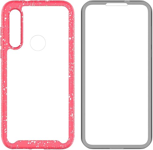 Miniatura 4 de Funda para Moto G Fast de cuerpo completo a prueba de golpes, con protector de pantalla integrado para niñas y mujeres, funda protectora brillante
