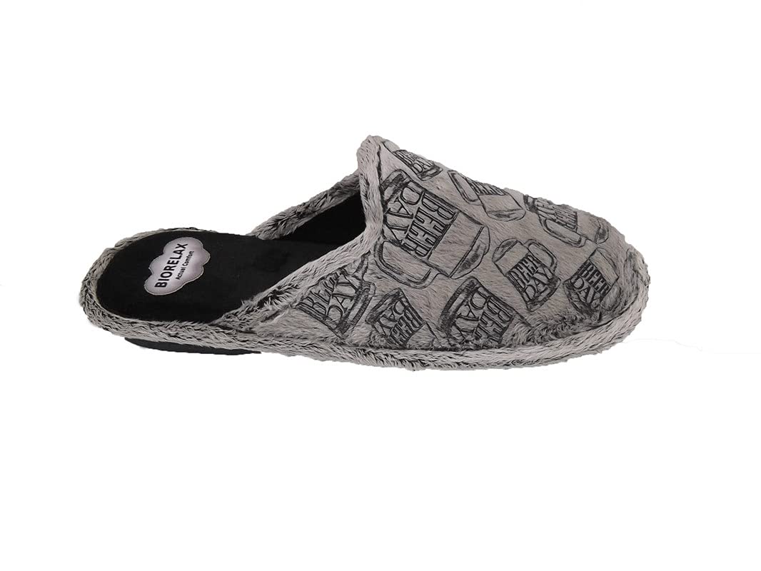Zapatilla de Estar por casa/Hombre/Biorelax/Material :Suapel/Suela Goma Antideslizante/Cámara de Aire