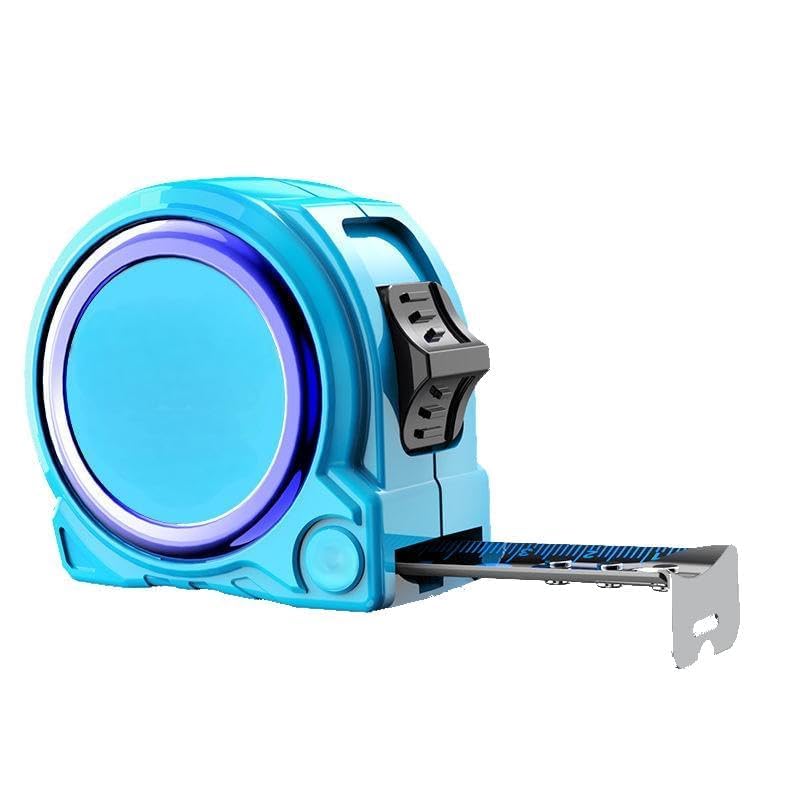 Luminous Blue-Light Tape Measure, 5m to 10m, high-Precision and Reinforced (5, 10m*25mm)