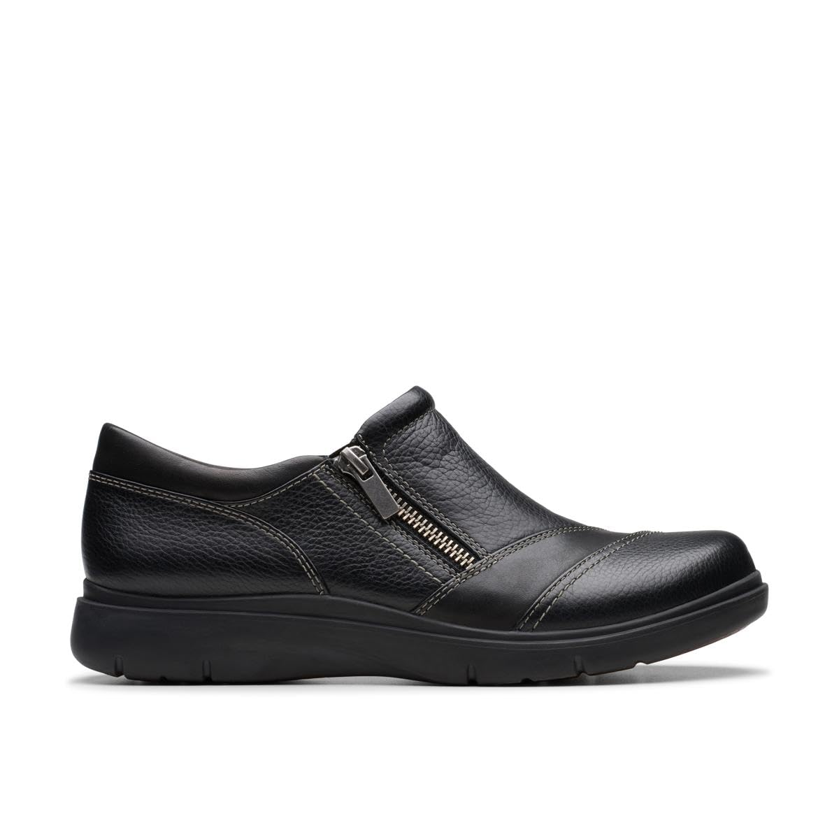 Clarks Certina Pure Womens Black Leather, 6.5