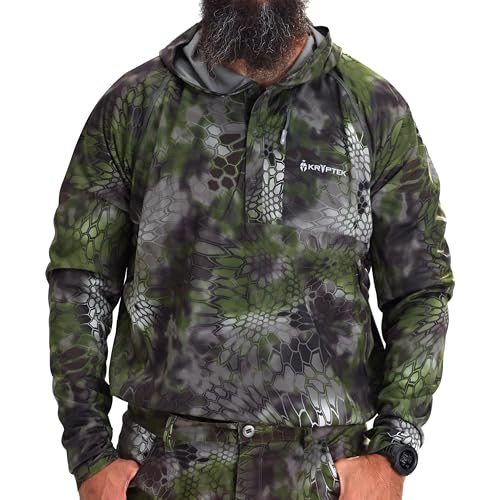 Kryptek Men's Sonora Hooded, Lightweight Sun Protective Hot Weather Hunting Shirt4