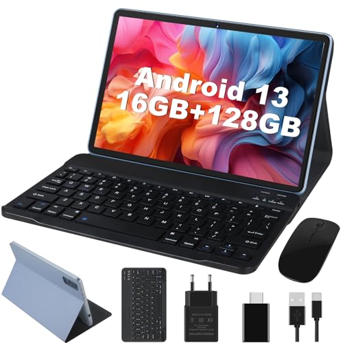 2024 Newest Tablet 10 Pulgadas Android 13 16gb Ram 128gb Memoria Rápida, Octa-Cores Súper, Wifi 6 5g 2.4g , Bt 5.0, Gms Certified, 13mp 5mp, 8000mah, Cuerpo Metálico Con Funda, Teclado Y Ratón, Azul 2024 Newest Tablet 10 Pulgadas Android 13 16gb Ram 128gb Memoria Rápida, Octa-Cores Súper, Wifi 6 5g 2.4g , Bt 5.0, Gms Certified, 13mp 5mp, 8000mah, Cuerpo Metálico Con Funda, Teclado Y Ratón, Azul