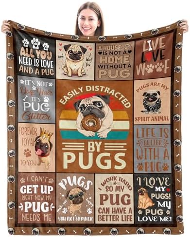 Regalos para mujeres, regalos de pug para amantes de pug, re...
