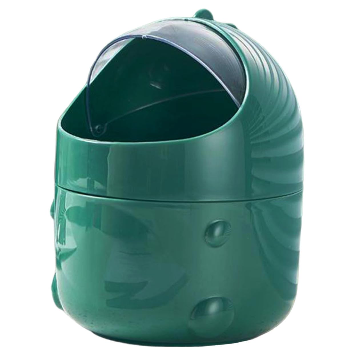 MAGICLULU Elegant Desktop Trash Can Sturdy Household Garbage Bucket Lid Green Mini Trash Bin for Daily Use