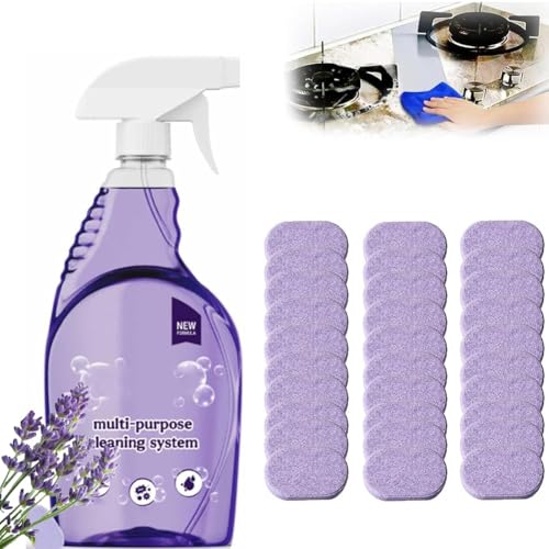Drclean Spray Oven Cleaner, Dr Clean Spray Cleaner for Ovens, All-Purpose Cleaners for Home, Kitchen, Bathroom, Multi-surface Cleaners with Concentrated Cleaning Tablets(30pcs)