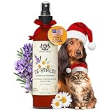 Dog Perfume Spray Long Lasting Chamomile & Lavender 8 Fl Oz, Dog Cologne Spray Long Lasting for Groomers, Calming Deodorizer Perfume for Dogs, Pet Puppy Deodorizing Fragrance by Gerrard Larriett